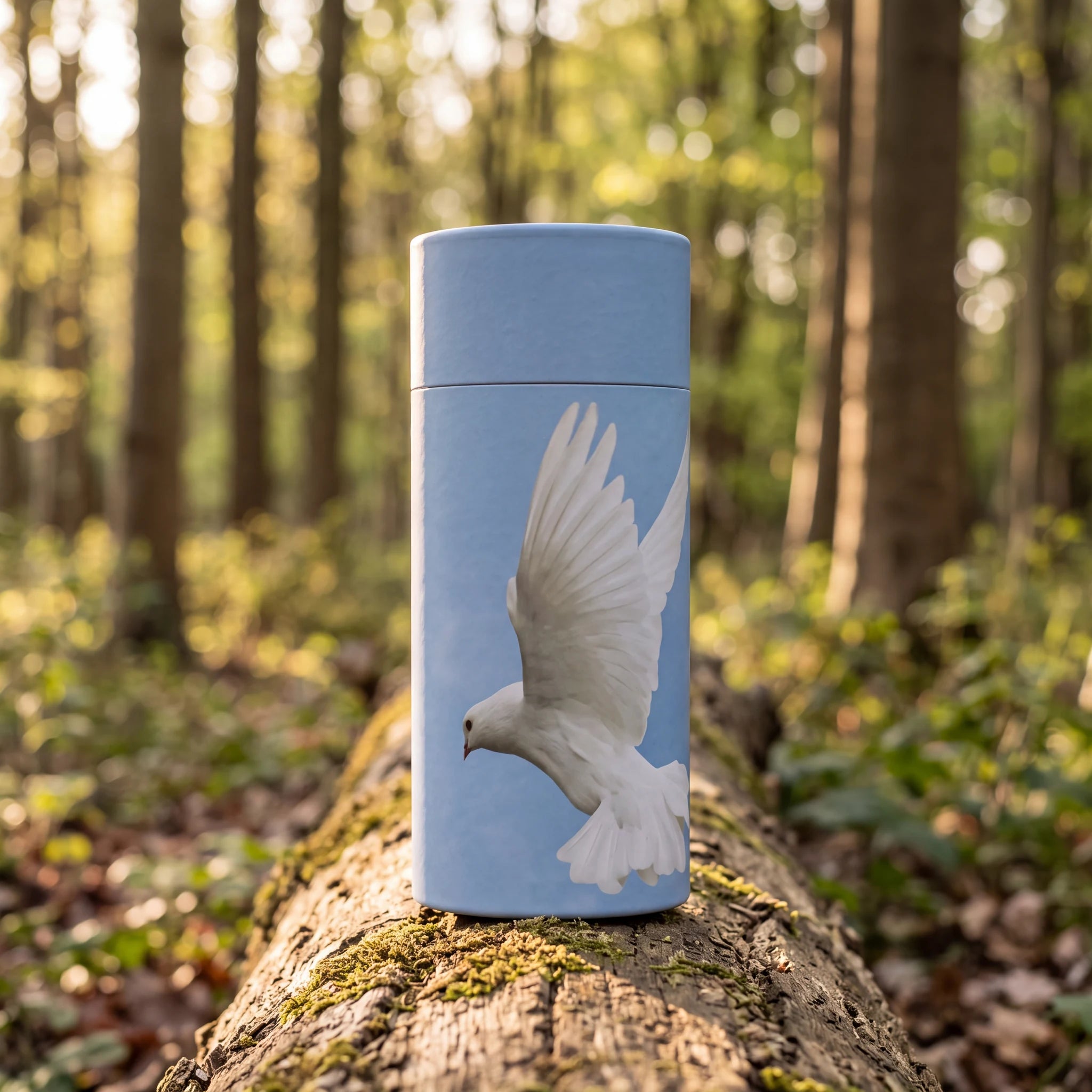 Ascending-Dove-Eco-Friendly-Scattering-Tube-for-Ashes-Mini-In-the-Woods