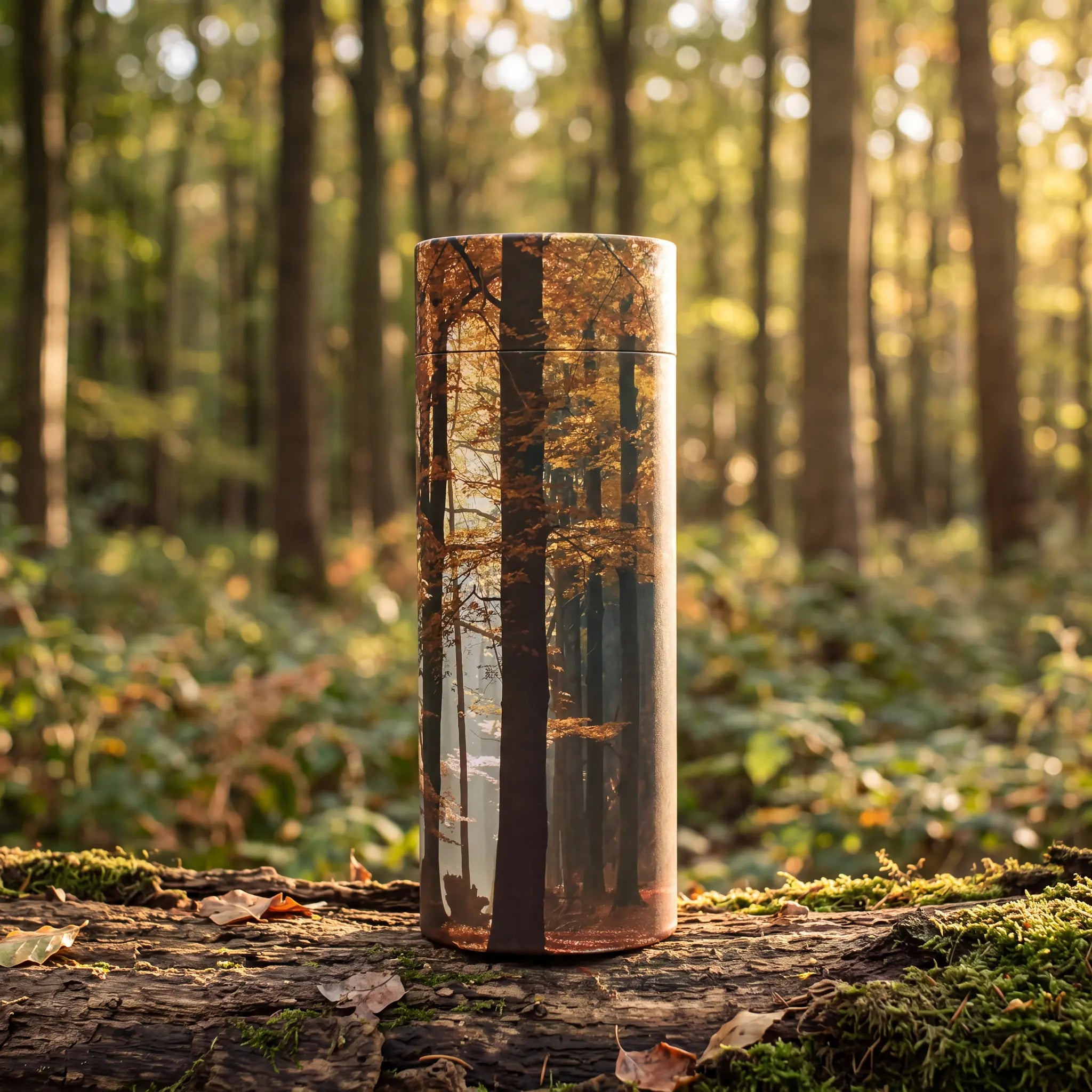Autumn-Woods-Eco-Friendly-Scattering-Tube-for-Ashes-Adult-In-the-Woods