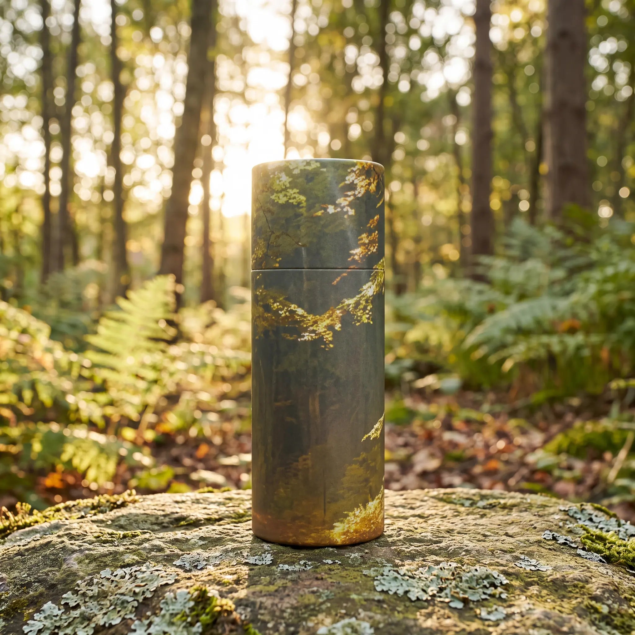 Autumn-Woods-Eco-Friendly-Scattering-Tube-for-Ashes-Small-Token-In-the-Woods