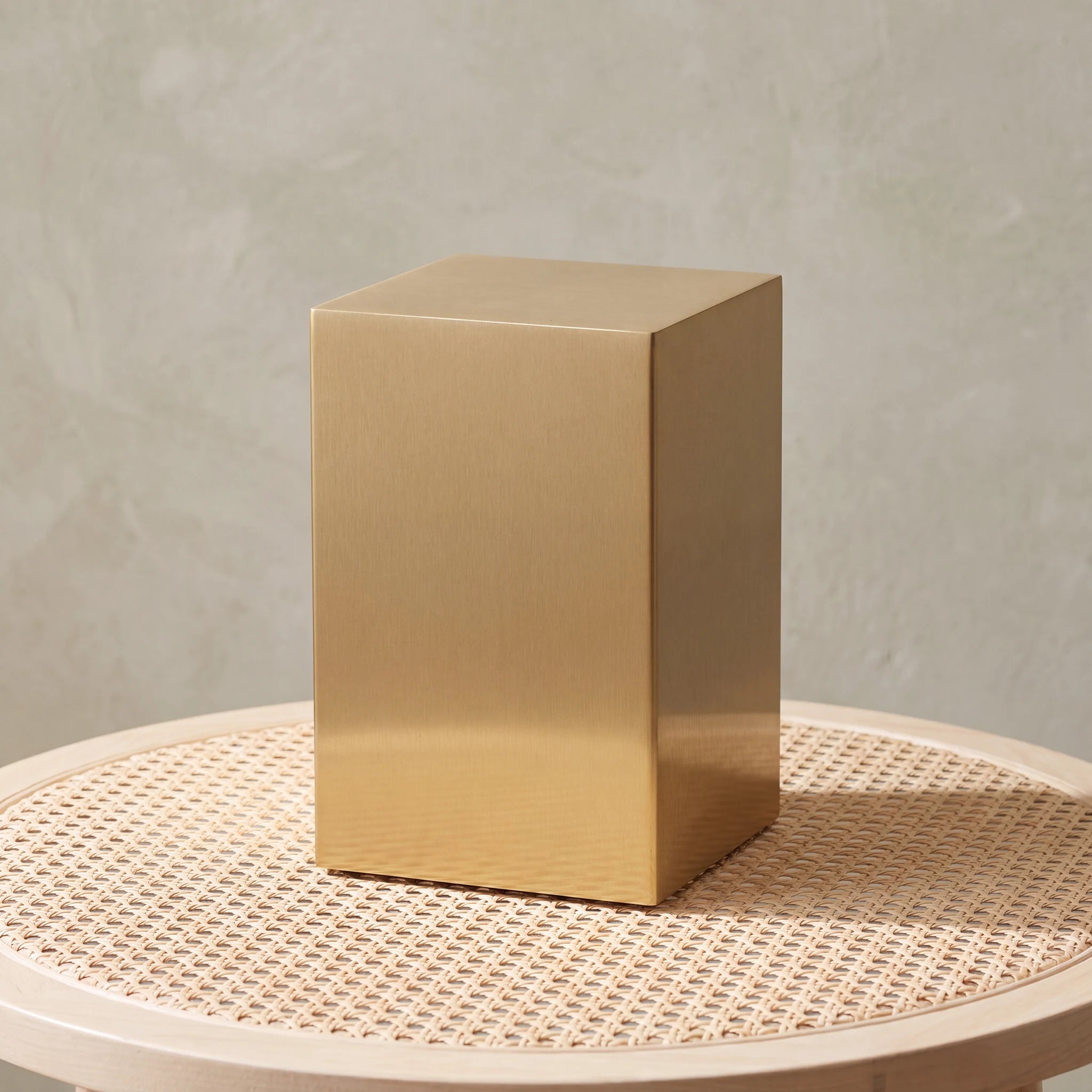 Beaumont Stainless Steel Adult Cremation Urn for Ashes in Gold