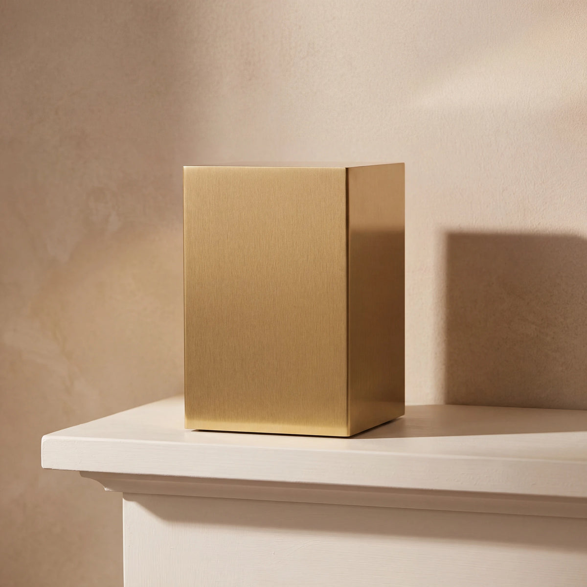 Beaumont Stainless Steel Adult Cremation Urn for Ashes in Gold