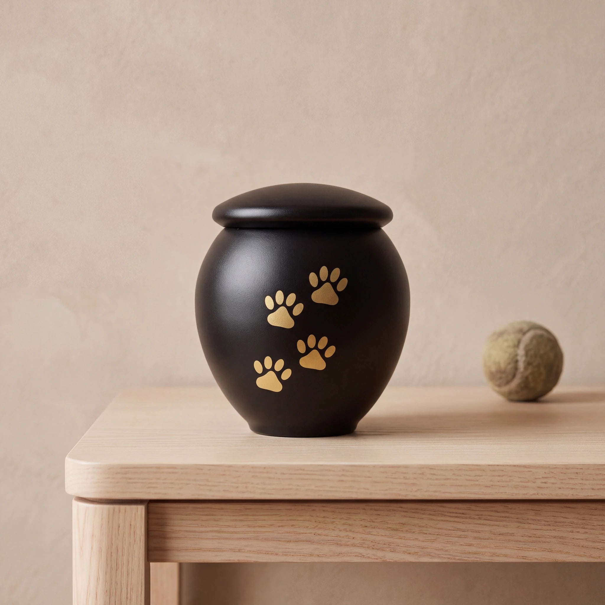 Black-Gold-Pawprints-Pet-Urn-for-Ashes-Medium-pet_console_ball