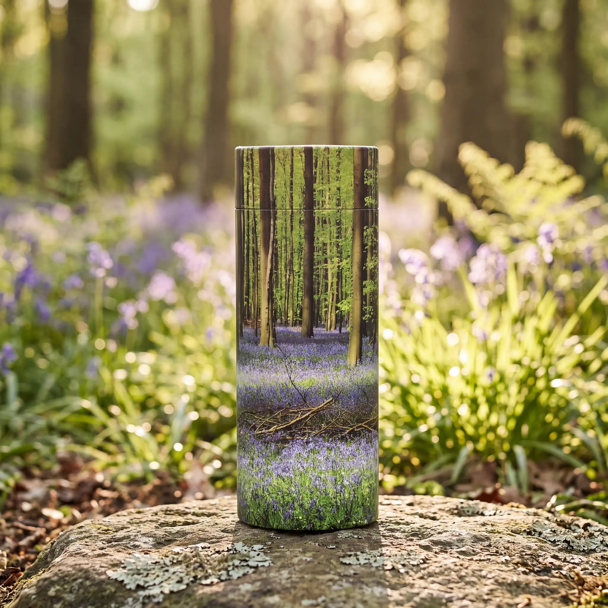 Bluebell-Forest-Eco-Friendly-Scattering-Tube-for-Ashes-Adult-In-the-Woods