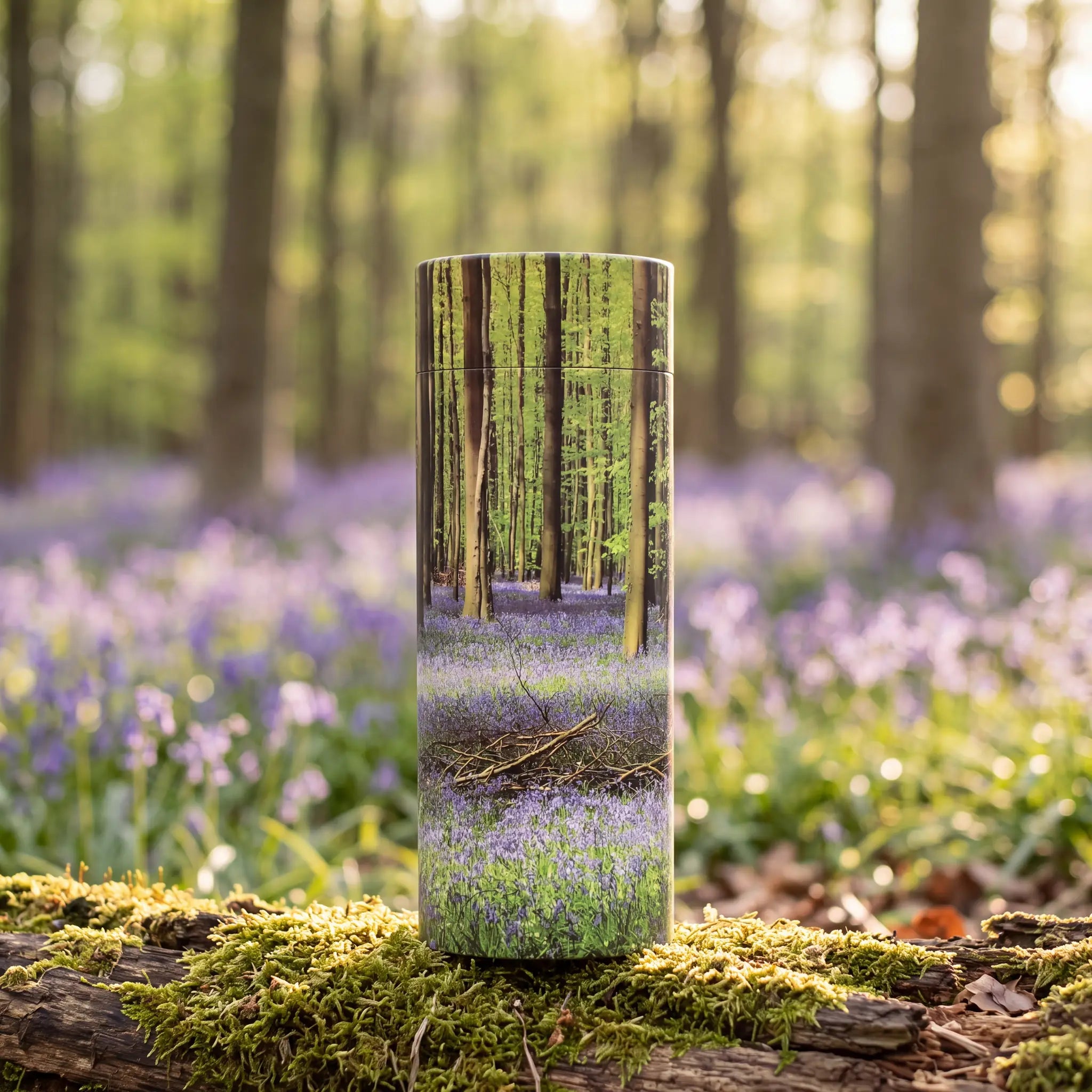Bluebell-Forest-Eco-Friendly-Scattering-Tube-for-Ashes-Medium-In-the-Woods