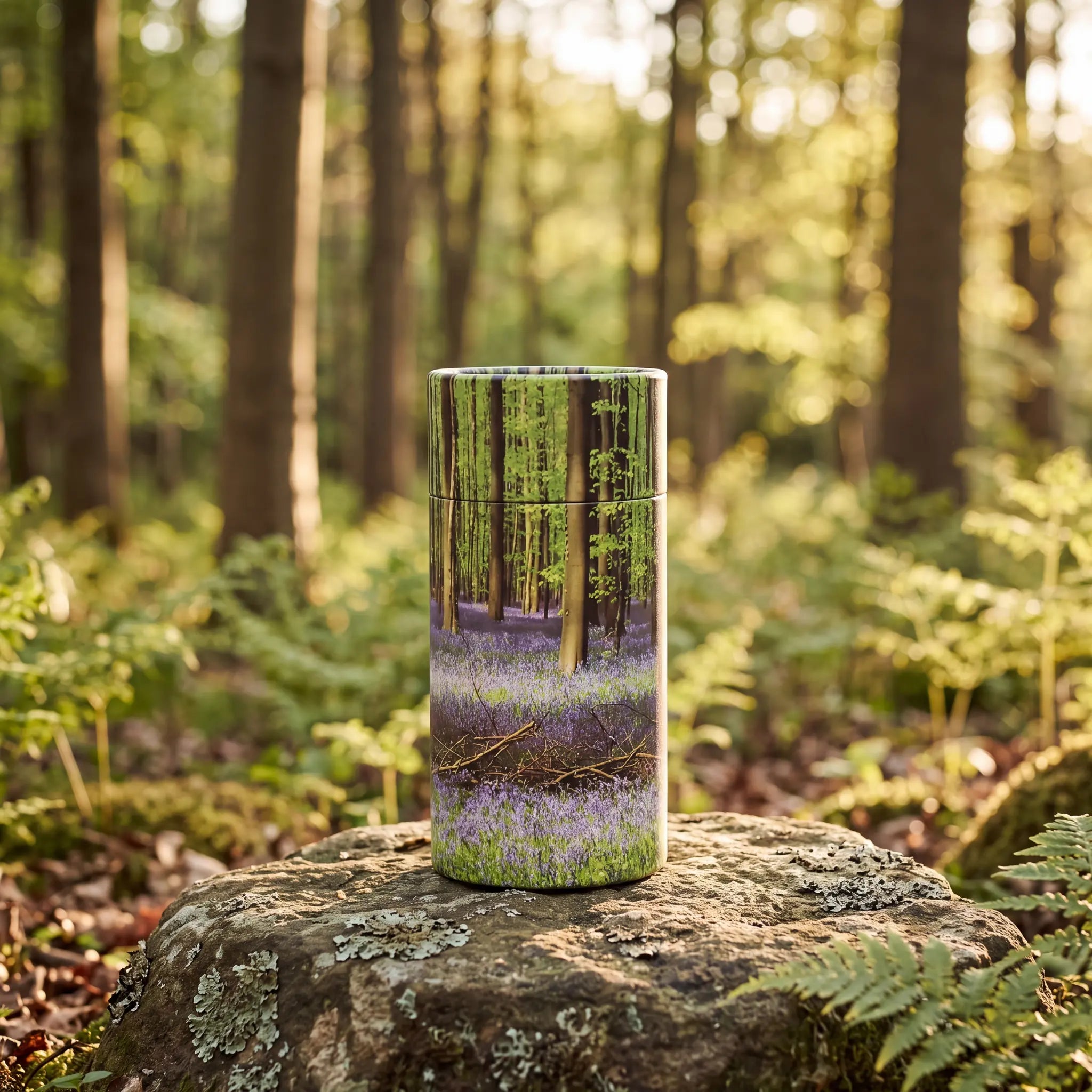 Bluebell-Forest-Eco-Friendly-Scattering-Tube-for-Ashes-Mini-In-the-Woods