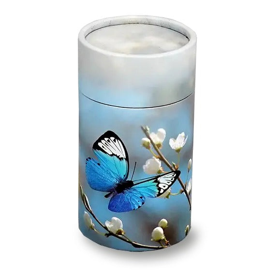 Butterfly Blossom Eco Friendly Scattering Tube for Ashes - Mini