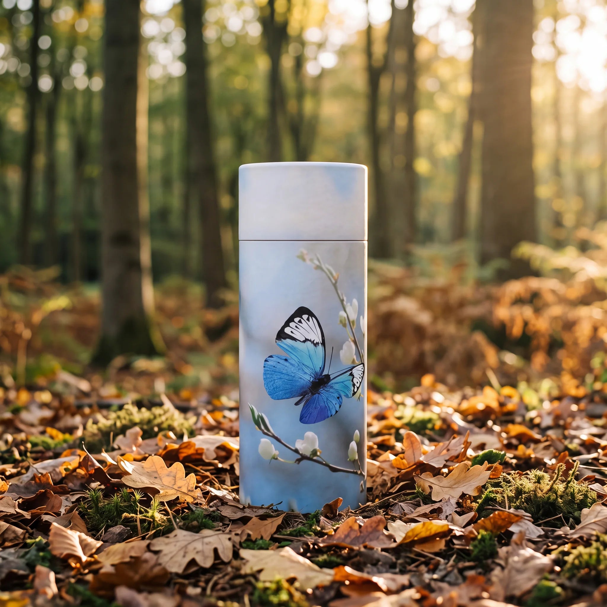 Butterfly-Blossom-Eco-Friendly-Scattering-Tube-for-Ashes-Token-In-the-Woods