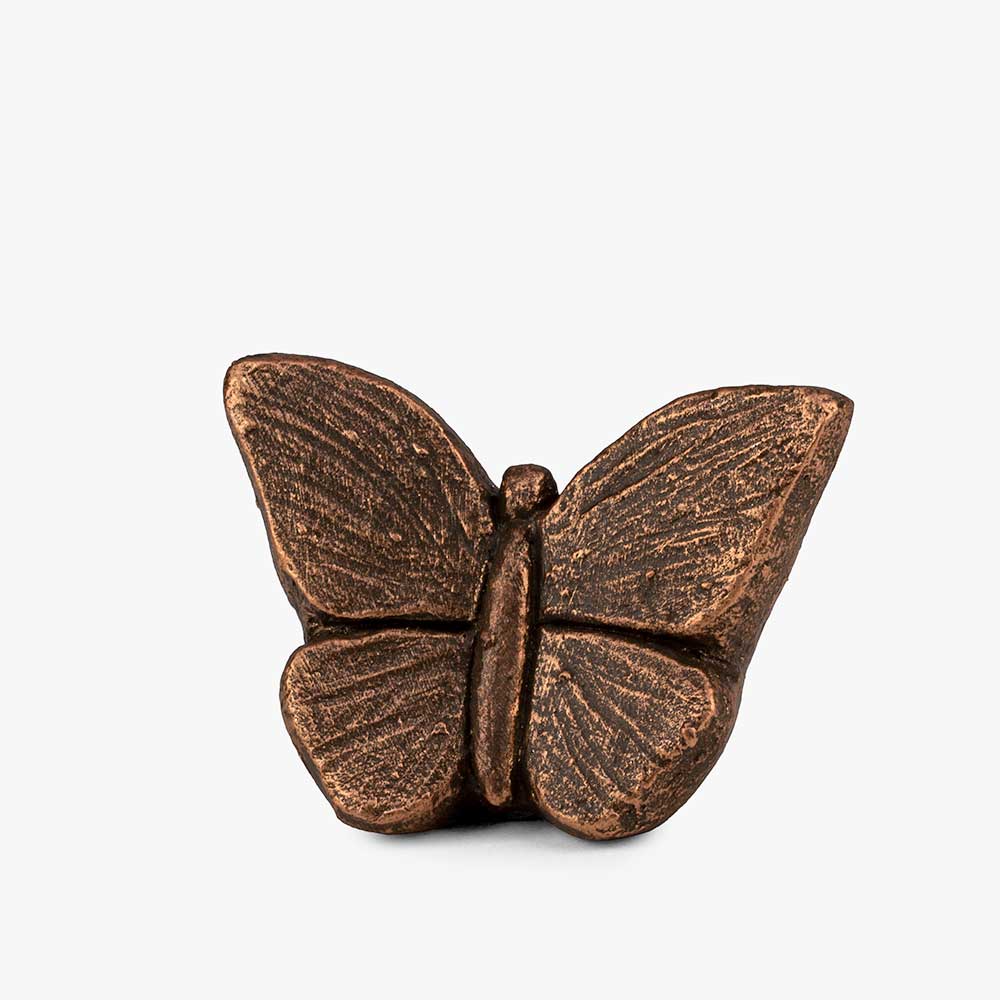 Butterfly Keepsake Urn for Ashes in Bronze