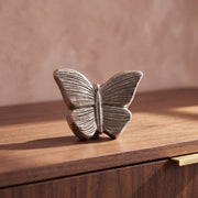 Butterfly Keepsake Urn for Ashes in Silver