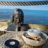 Caleo Keepsake Candle in Crackle Glaze
