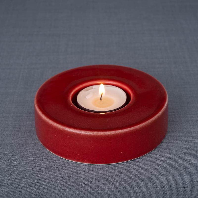 Caleo Keepsake Candle in Red