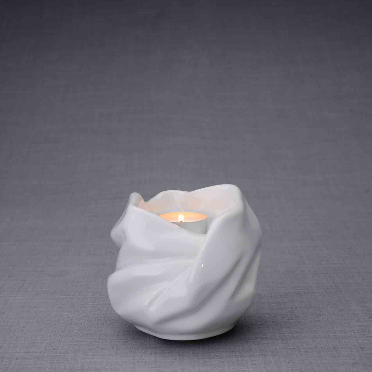 Comfort Candle Keepsake Urn in White