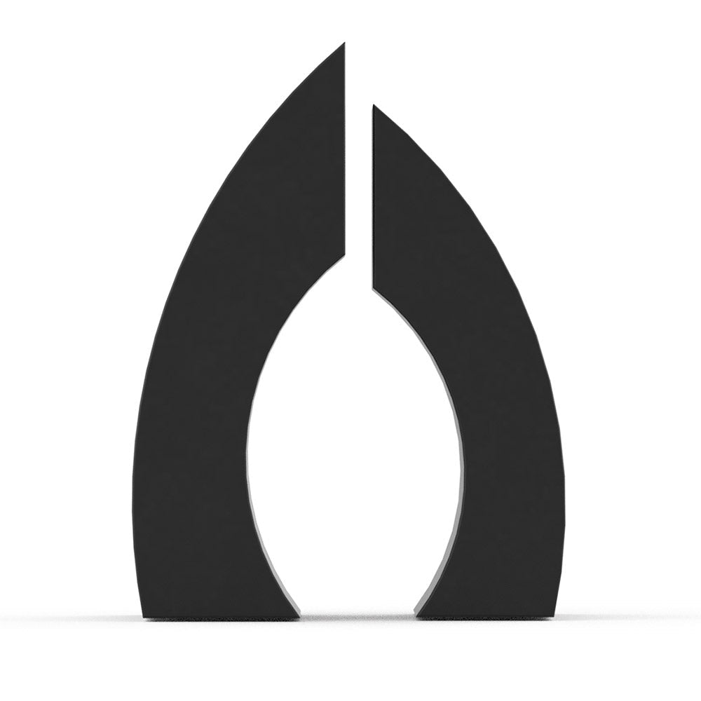 Connection Companion Urns for Two Adults in Matte Black Stainless Steel