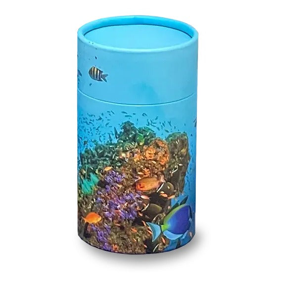Coral Reef Eco Friendly Scattering Tube for Ashes - Mini