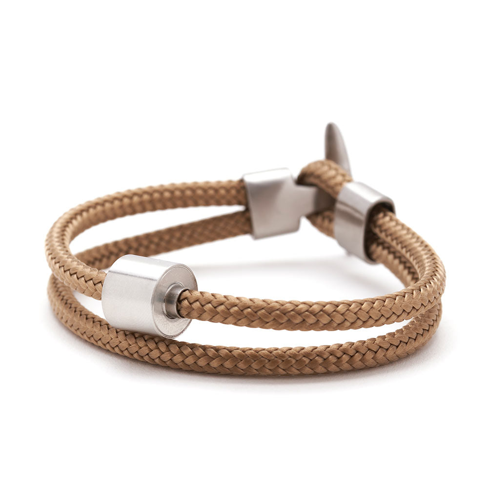 Gold Corded Ash Bracelet for Men