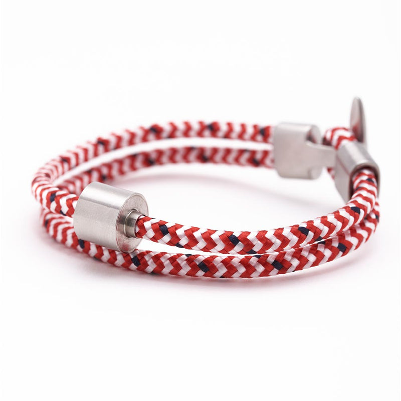 Corded Ashes Bracelet For Men Red