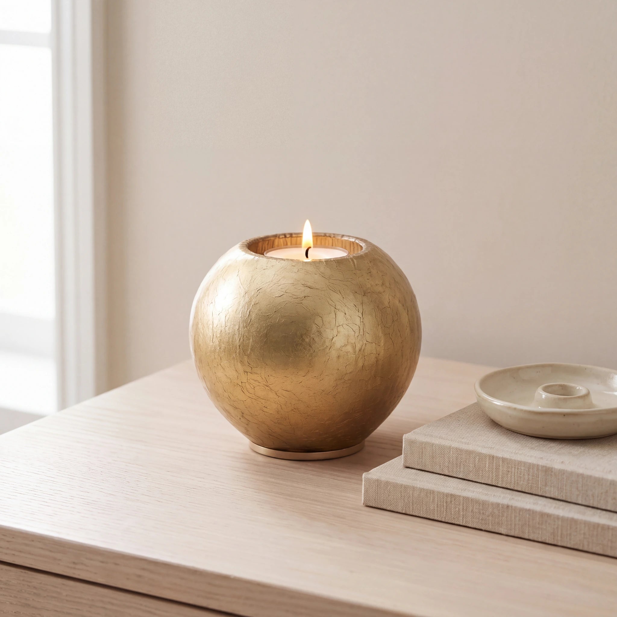 Crystal-Candle-Small-Urn-for-Ashes-in-Gold-keepsake_books_dish