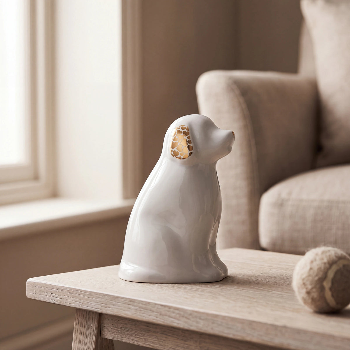 Cuddle-Dog-Urn-for-Ashes-in-White-pet_reading_nook