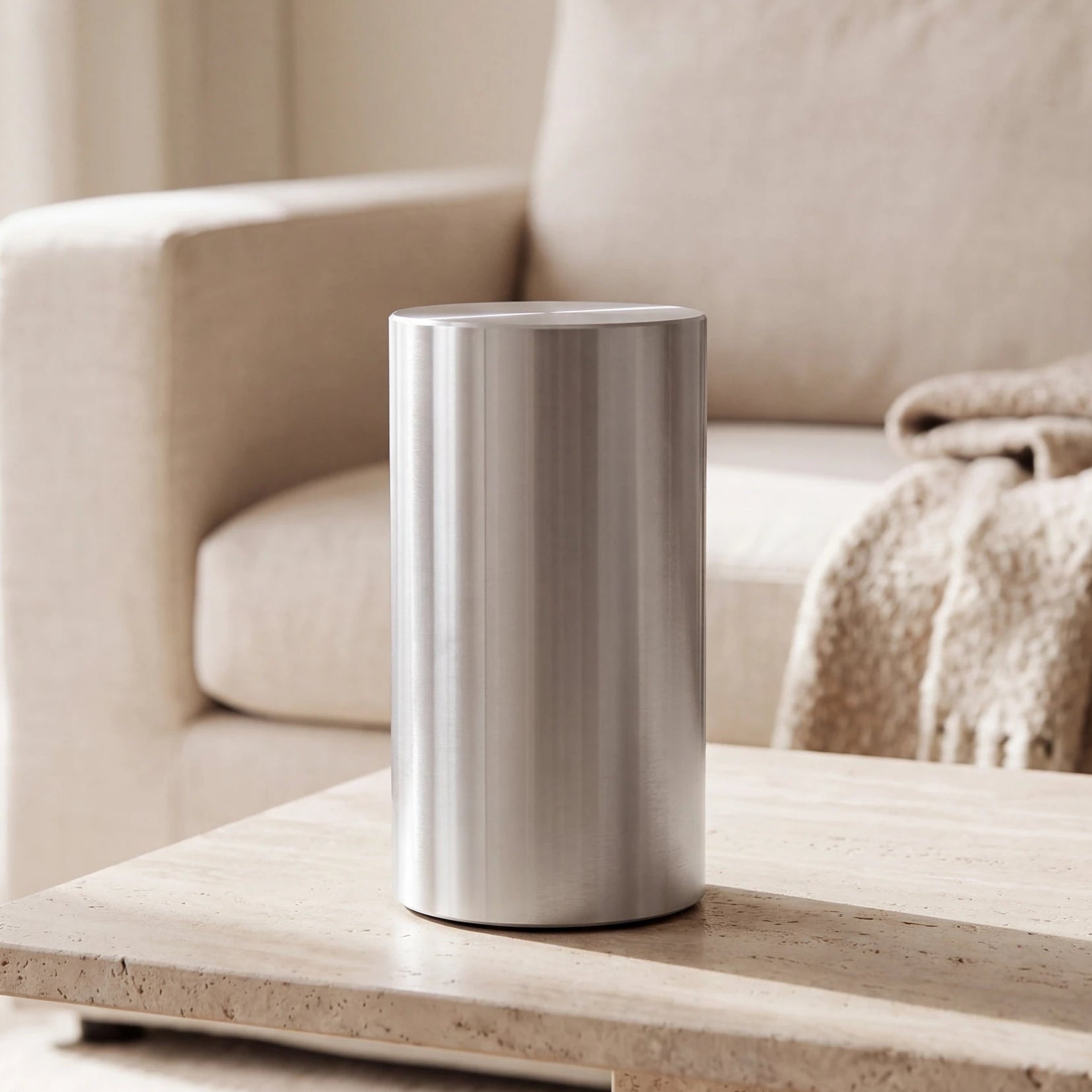 Cylinder-Large-Urn-for-Ashes-in-Stainless-Steel-amto_stone_coffee