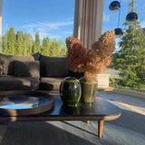 Deep Green Modern Adult Cremation Urn for Ashes