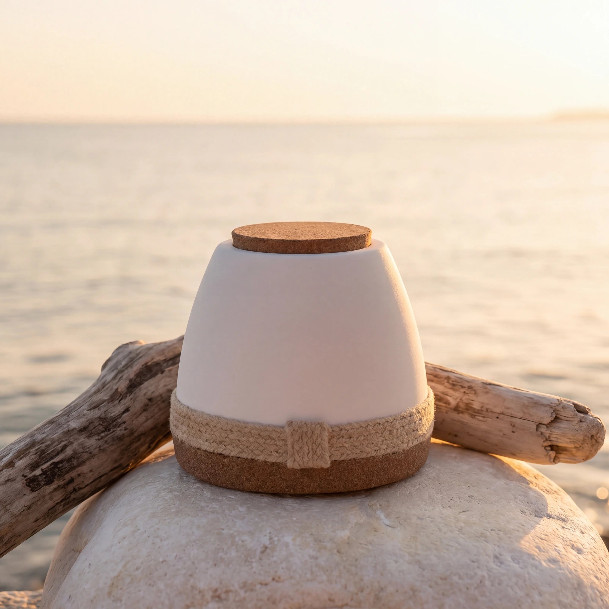 Dome Biodegradable Urn for Ashes – Medium