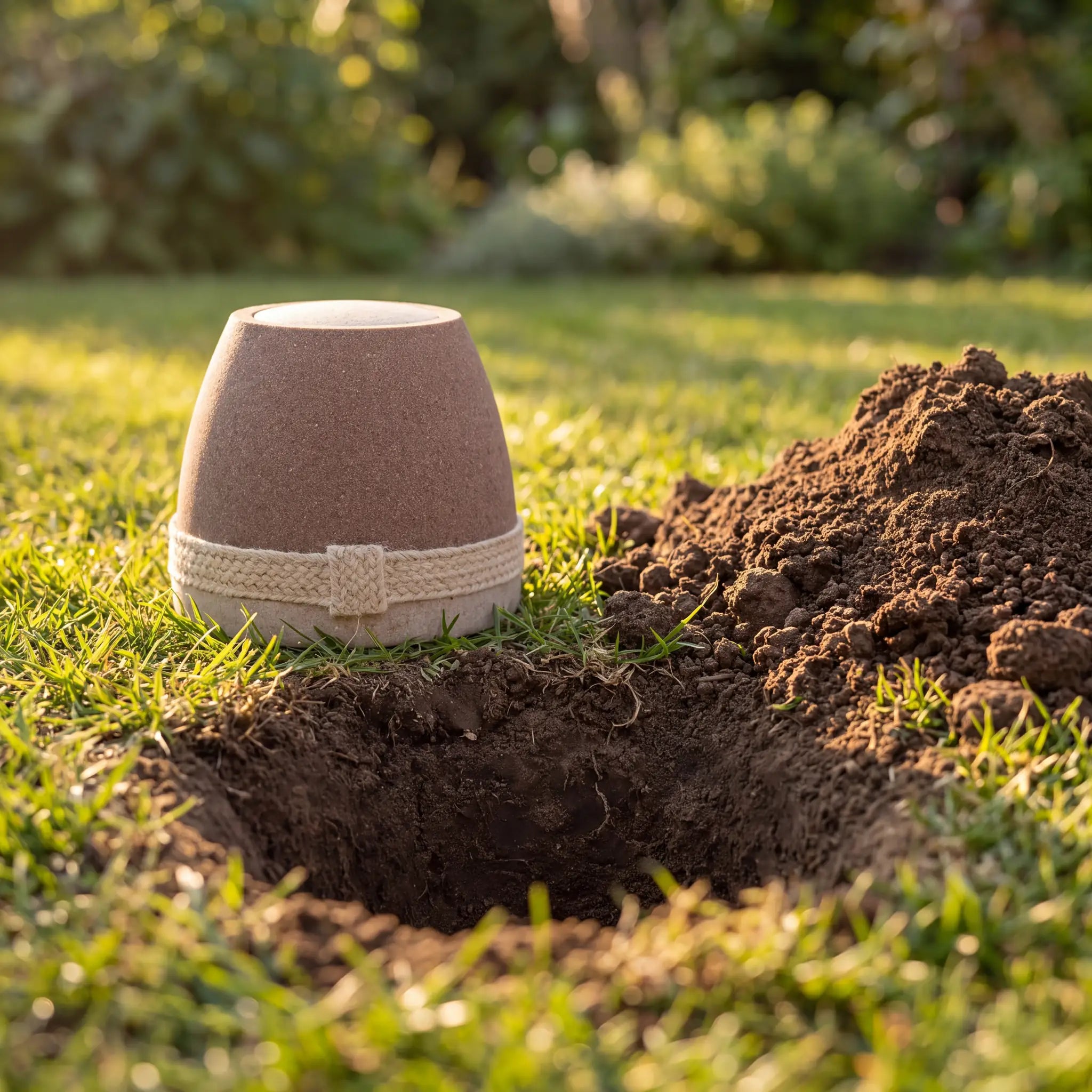 Dome Samsara Biodegradable Urn for Ashes – Medium
