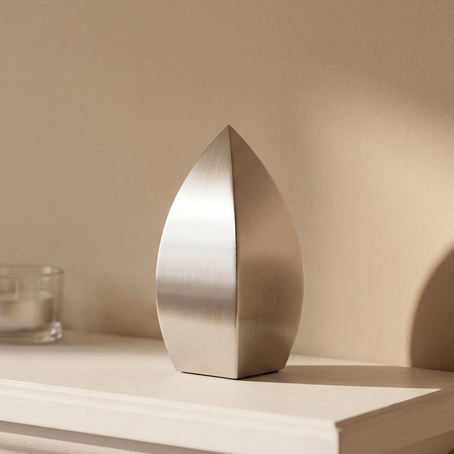 Drop-Small-Urn-for-Ashes-in-Stainless-Steel-keepsake_tealight_pair