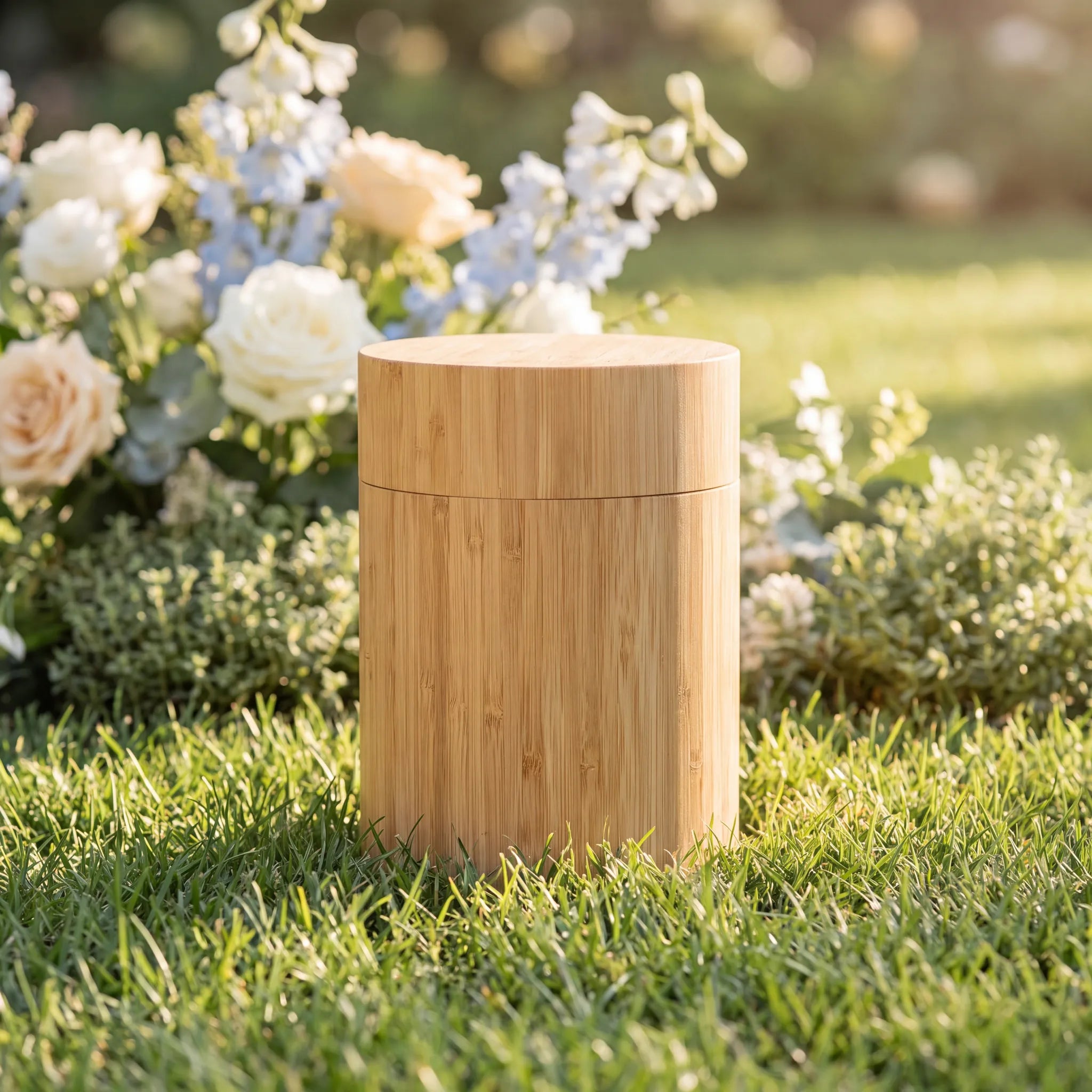 Eco Burial Bamboo Biodegradable Urn for Ashes – Adult