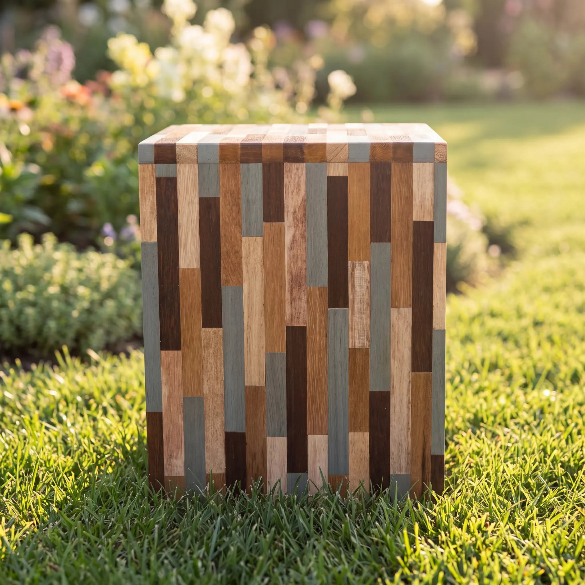 Eco-friendly Vertical Wooden Adult Urn for Ashes