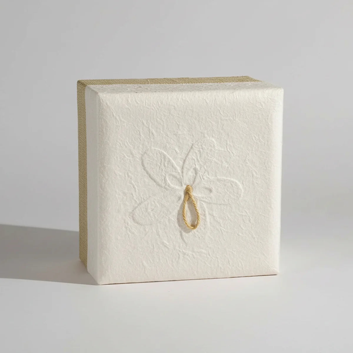 Embrace Biodegradable Urn for Ashes in White Hemp - Adult