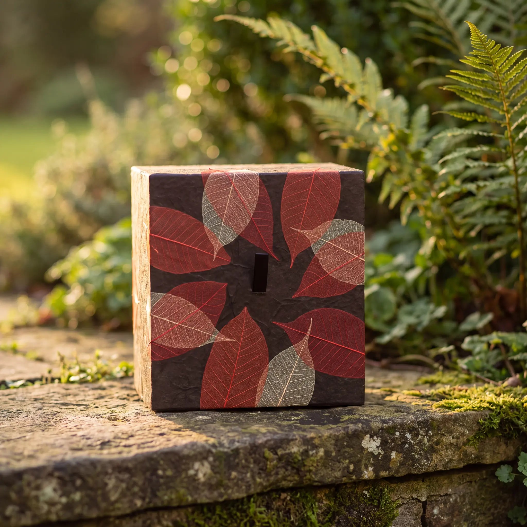 Embrace Biodegradable Urn for Ashes in Autumn Leaves - Small