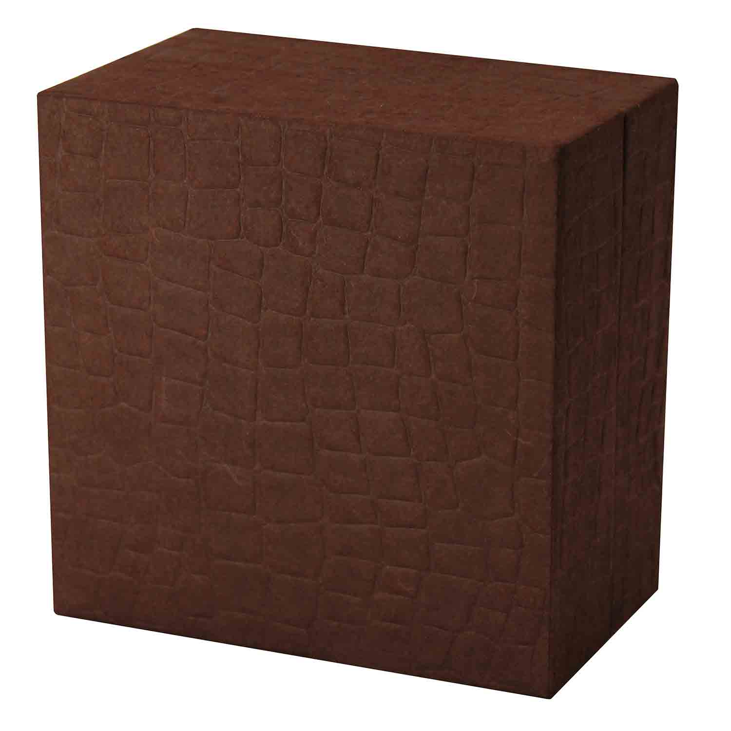 Embrace Biodegradable Urn for Ashes in Embossed Brown - Small