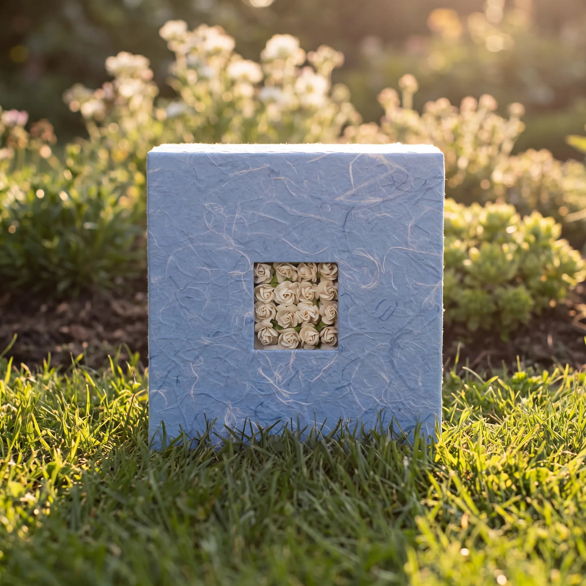 Embrace Biodegradable Urn for Ashes in Floral Bouquet - Small