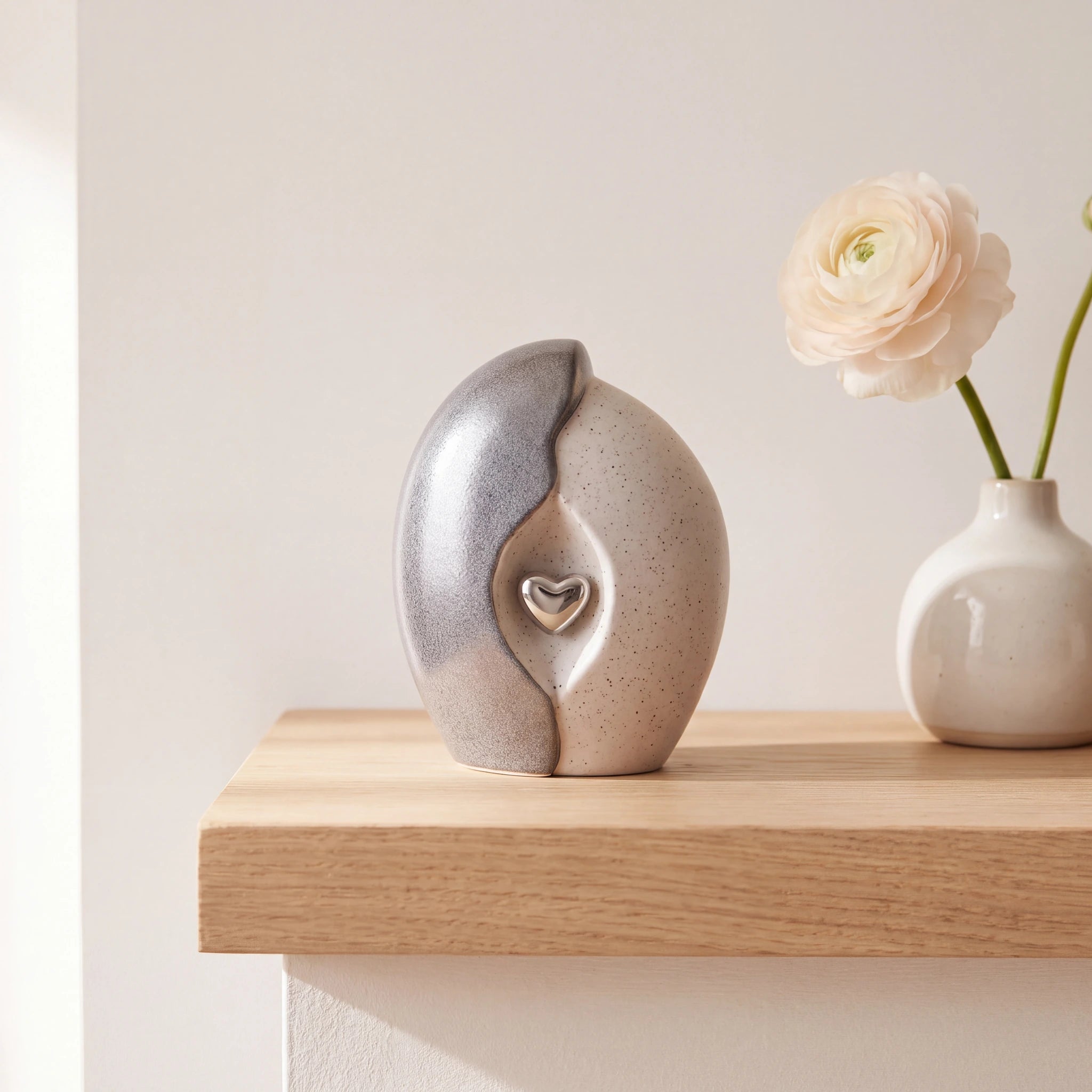 Embrace-Heart-Small-Urn-for-Ashes-in-Grey-and-Silver-keepsake_bud_vase