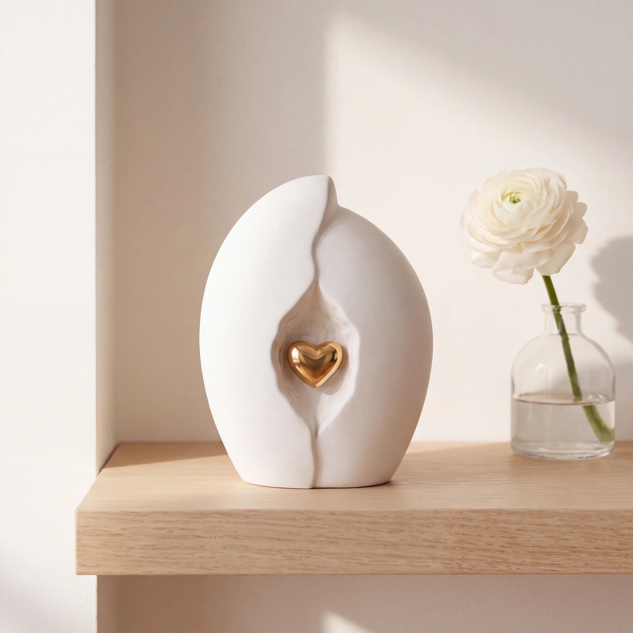 Embrace-Heart-Small-Urn-for-Ashes-in-White-and-Gold-keepsake_bud_vase