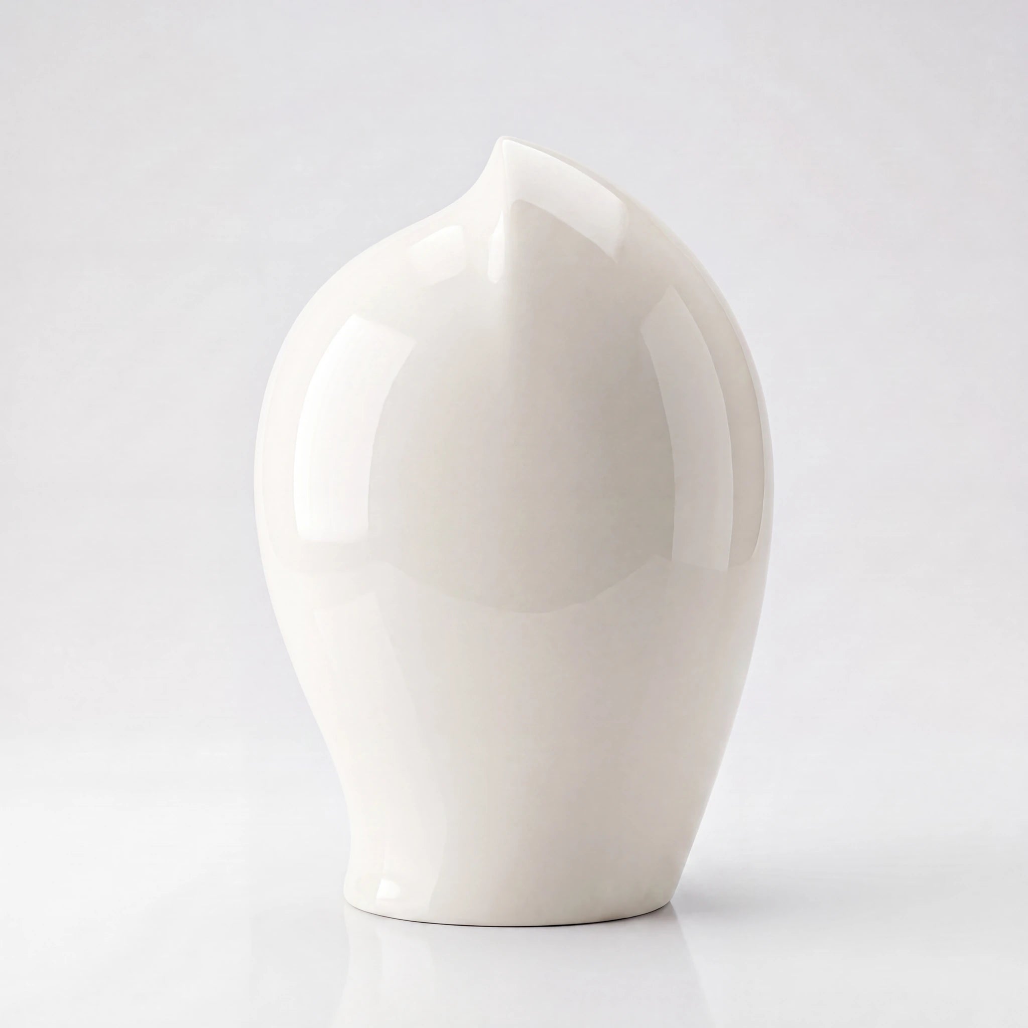 Enduring Heart Adult Cremation Urn for Ashes in Ivory and Gold