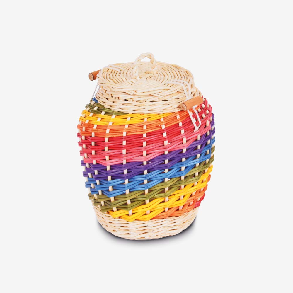 English Willow Rainbow Juniper Biodegradable Urn for Ashes