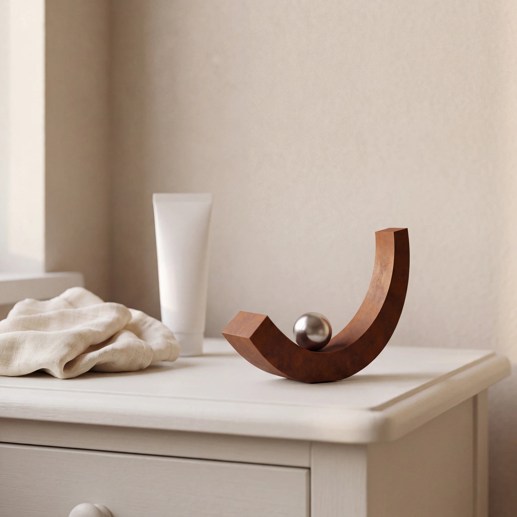 Equilibrium-Small-Urn-for-Ashes-in-Corten-Steel-keepsake_handcream