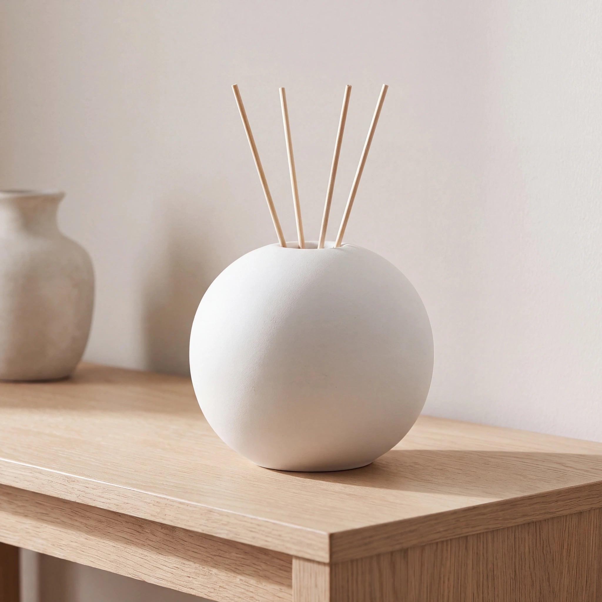 Essence-of-Life-Scented-Medium-Urn-for-Ashes-in-White-Oak-Console