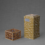 Eternal Lantern Candle Adult Cremation Urn for Ashes in Dark Sand