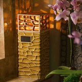 Eternal Lantern Candle Adult Cremation Urn for Ashes in Dark Sand