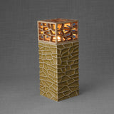 Eternal Lantern Candle Adult Cremation Urn for Ashes in Dark Sand