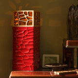 Eternal Lantern Candle Adult Cremation Urn for Ashes in Red