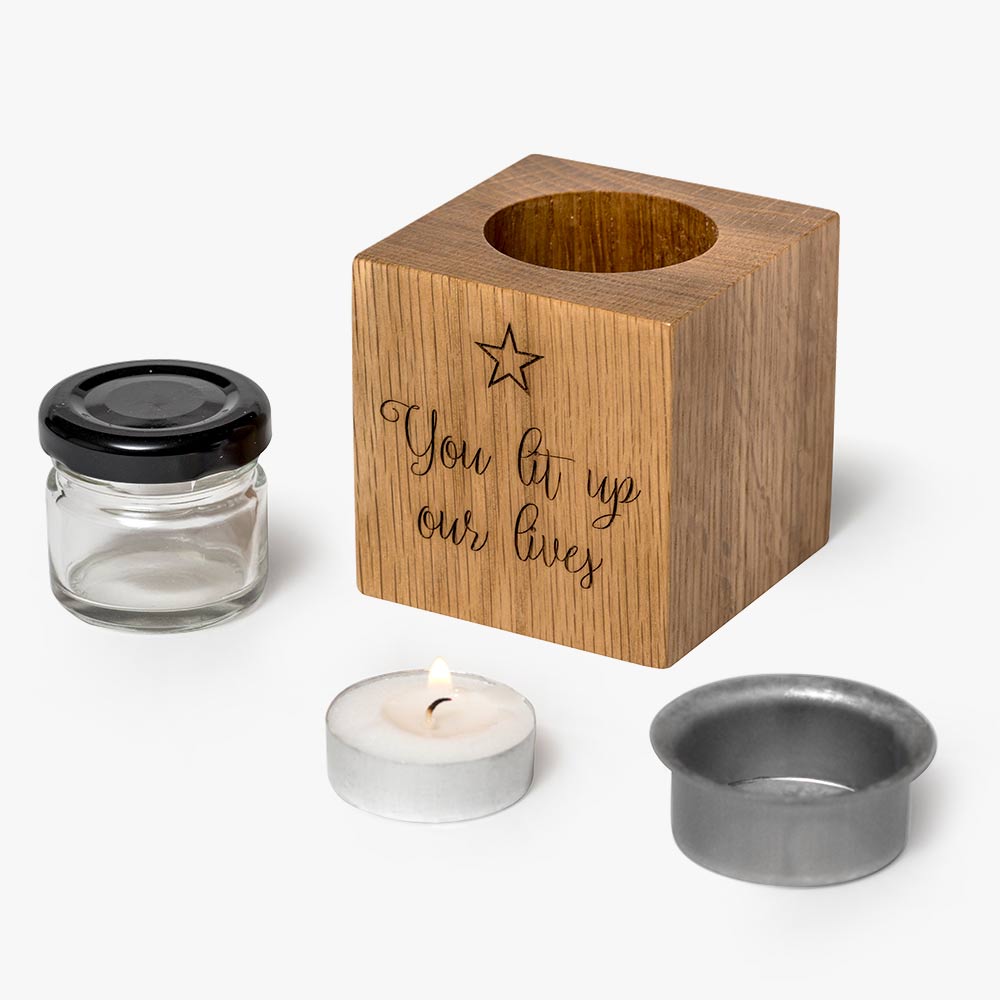 Eternity Candle Keepsake Urn for Ashes all Pieces