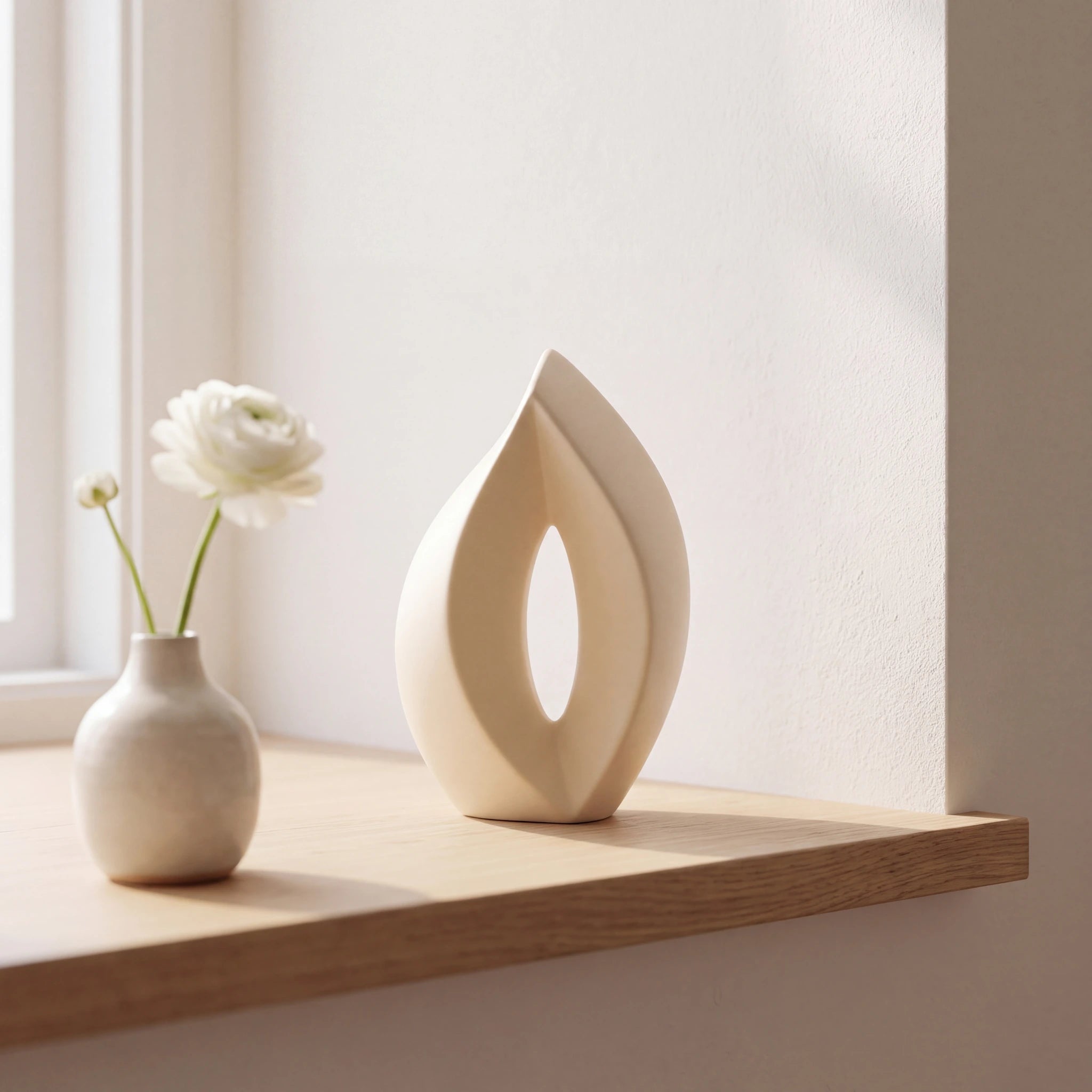 Flame-Small-Urn-for-Ashes-in-Cream-keepsake_bud_vase