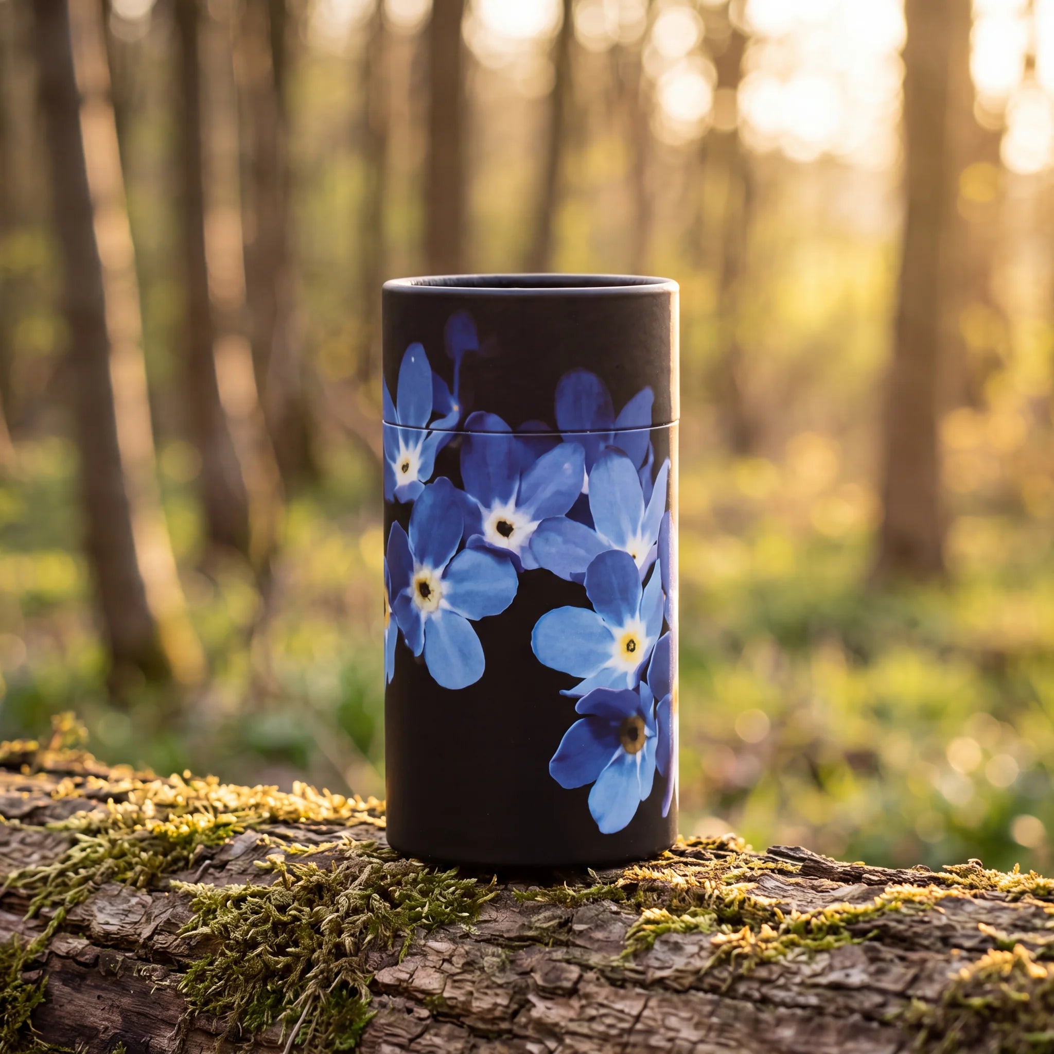 Forget-Me-Not-Eco-Friendly-Scattering-Tube-for-Ashes-Token-In-the-Woods