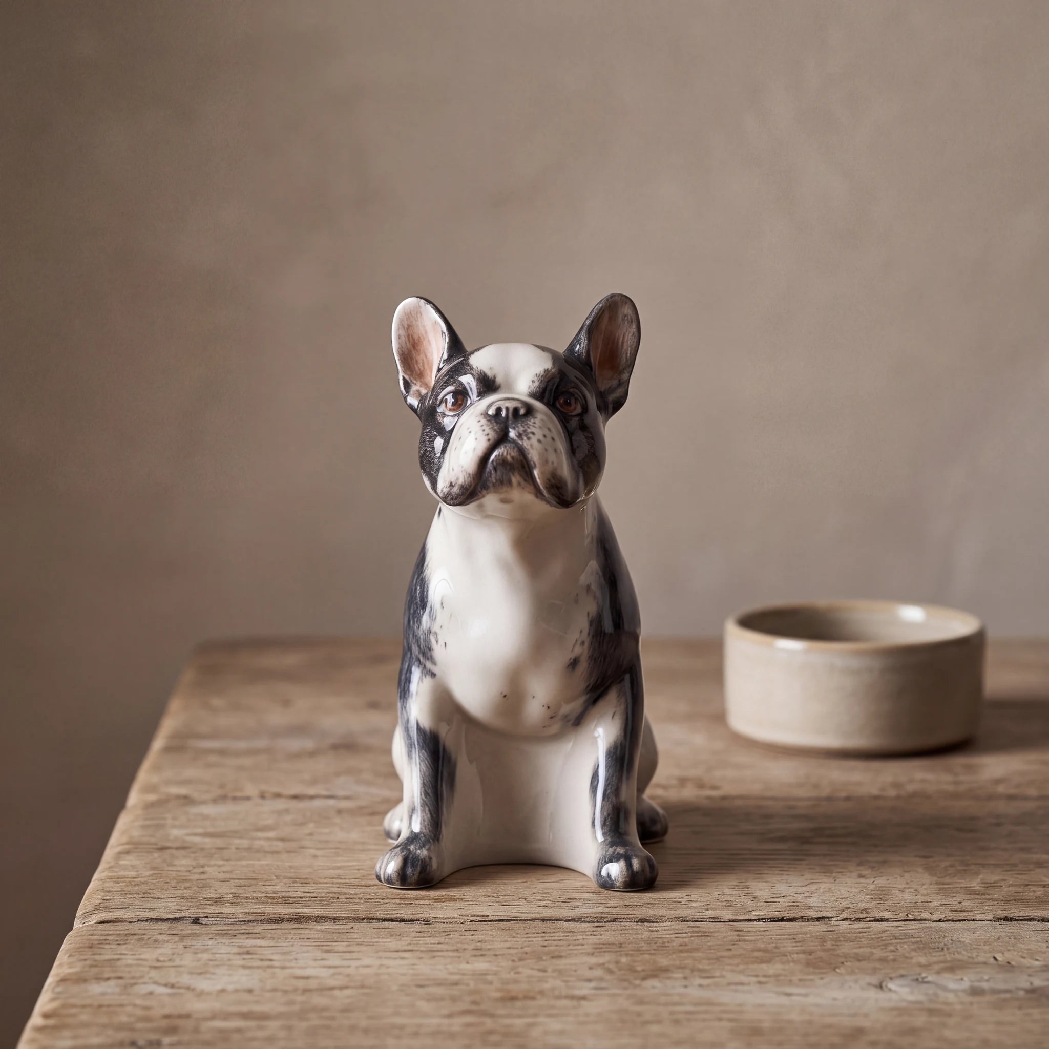 French-Bulldog-Pet-Urn-for-Ashes-in-Black-and-White-pet_bowl_ledge