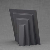 Frenchie Portrait Dog Urn for Ashes in Matte Grey