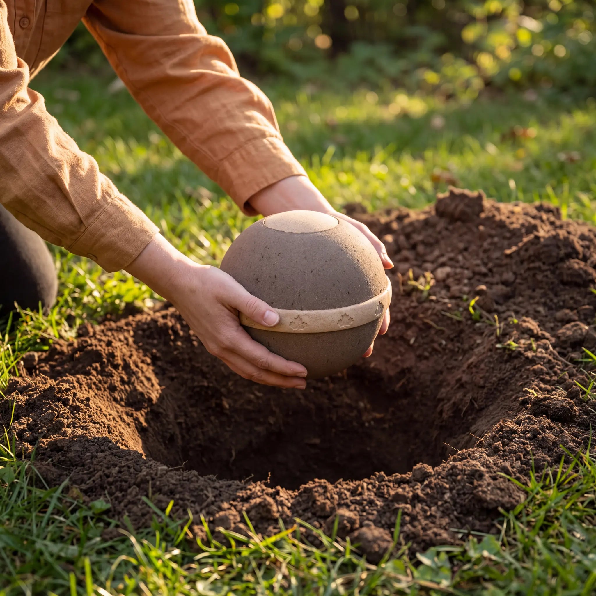 Geos Biodegradable Urn for Ashes – Adult