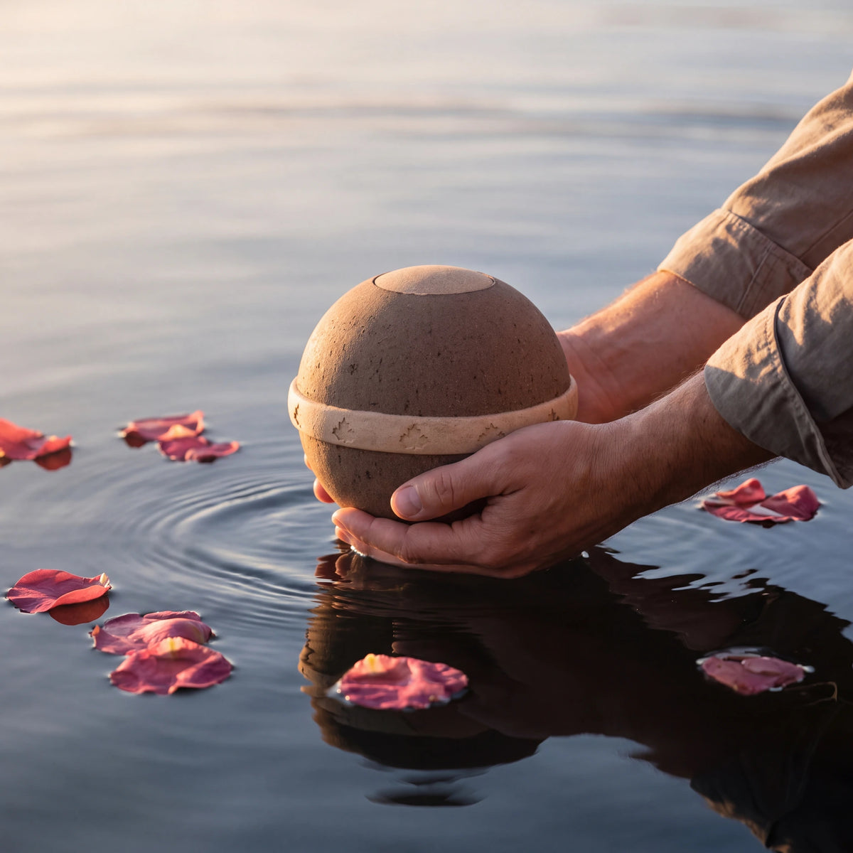 Geos Biodegradable Urn for Ashes – Small